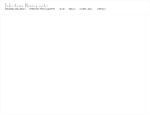 Tablet Screenshot of juliesaadphotography.com